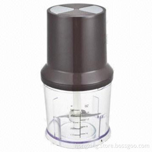Food chopper with 500ml capacity, blender, mincer and grinder function